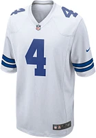 Dak Prescott  Nike Dallas Cowboys White Home Game Football Jersey