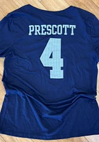 Dak Prescott Dallas Cowboys Womens Navy Blue Ashlee Player T-Shirt