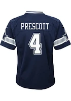 Dak Prescott Dallas Cowboys Boys Navy Blue Nike Game Football Jersey