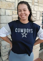 Nike Dallas Cowboys Womens Navy Blue Nickname Short Sleeve T-Shirt