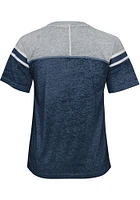Dallas Cowboys Girls Navy Blue Team Captain Short Sleeve Fashion T-Shirt