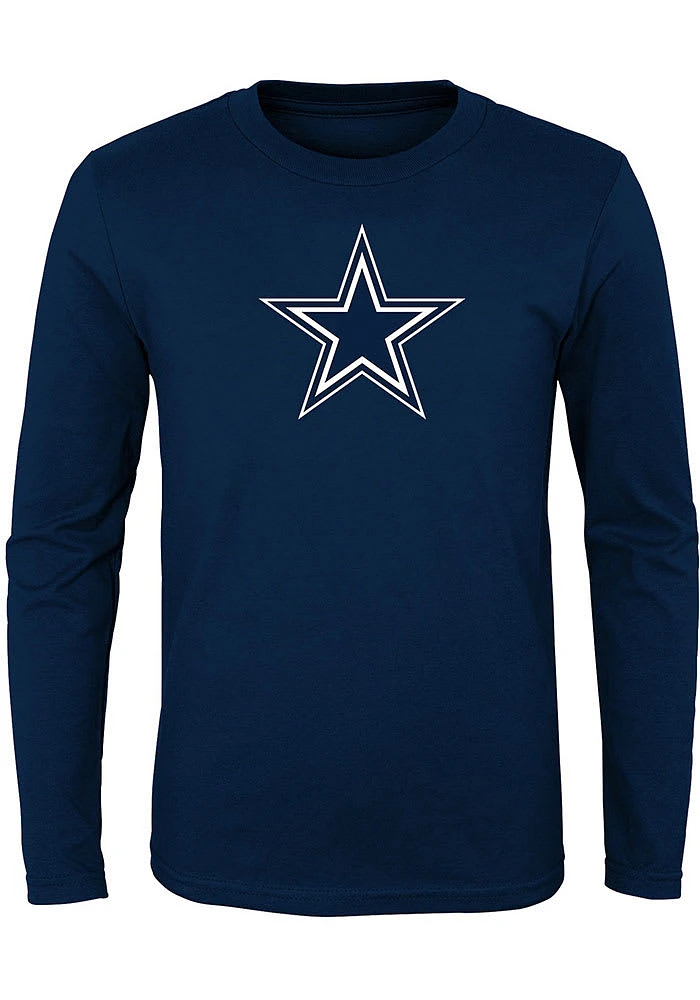 Dallas Cowboys Toddler Navy Blue Primary Logo Long Sleeve T-Shirt