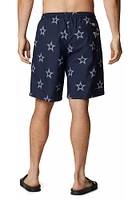 Columbia Dallas Cowboys Mens Navy Blue Printed Shorts