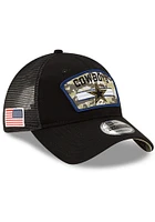New Era Dallas Cowboys 2021 Salute to Service Trucker 9TWENTY Adjustable Hat - Black