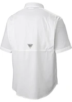 Columbia Dallas Cowboys Mens White Tamiami Short Sleeve Dress Shirt