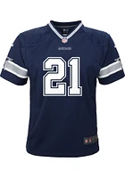 Ezekiel Elliott Dallas Cowboys Baby Navy Blue Nike Game Football Jersey