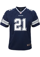 Ezekiel Elliott Dallas Cowboys Toddler Navy Blue Nike Game Football Jersey