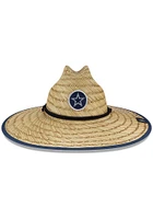 New Era Dallas Cowboys Grey 2021 Training Camp Straw Mens Bucket Hat