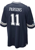 Micah Parsons  Dallas Cowboys Navy Blue Away Football Jersey
