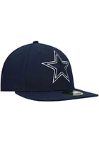 New Era Dallas Cowboys Mens Navy Blue Basic 59FIFTY Fitted Hat
