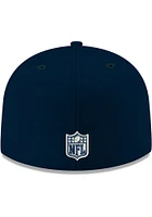New Era Dallas Cowboys Mens Navy Blue Basic 59FIFTY Fitted Hat