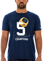 Dallas Cowboys Navy Blue Rings Short Sleeve T Shirt