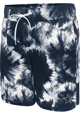 Dallas Cowboys Mens Navy Blue SPLASH VOLLEY Swim Trunks