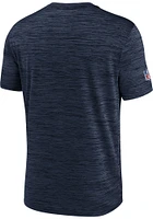 Nike Dallas Cowboys Navy Blue SIDELINE VELOCITY DESIGN Short Sleeve T Shirt