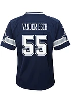 Leighton Vander Esch Dallas Cowboys Boys Navy Blue Nike Game Edition Football Jersey