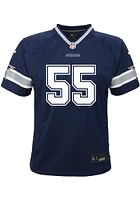 Leighton Vander Esch Dallas Cowboys Boys Navy Blue Nike Game Edition Football Jersey