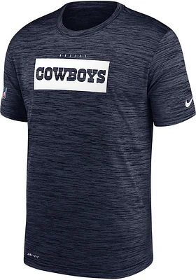 Dallas Cowboys Navy Blue Legend Velocity Short Sleeve T Shirt