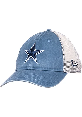 New Era Dallas Cowboys Washed 9TWENTY Adjustable Hat - Navy Blue