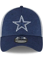 New Era Dallas Cowboys Mens Navy Blue Shadowed 39THIRTY Flex Hat