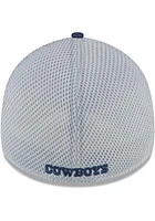 New Era Dallas Cowboys Mens Navy Blue Shadowed 39THIRTY Flex Hat