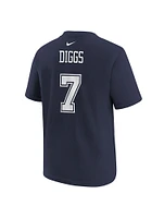 Trevon Diggs Dallas Cowboys Youth Navy Blue NN Nike Player Tee