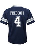 Dak Prescott Dallas Cowboys Baby Navy Blue Nike Game Football Jersey