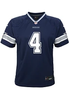 Dak Prescott Dallas Cowboys Baby Navy Blue Nike Game Football Jersey