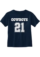 Ezekiel Elliott Dallas Cowboys Infant NN Short Sleeve T-Shirt Navy Blue