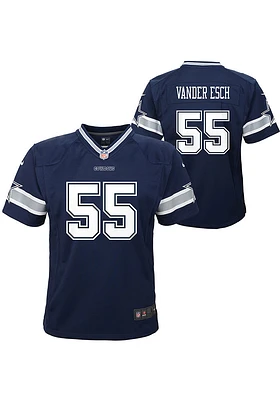Leighton Vander Esch Dallas Cowboys Toddler Navy Blue Nike Game Football Jersey
