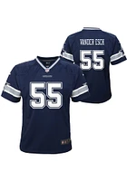Leighton Vander Esch Dallas Cowboys Toddler Navy Blue Nike Game Football Jersey