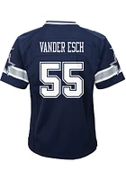 Leighton Vander Esch Dallas Cowboys Toddler Navy Blue Nike Game Football Jersey
