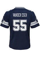 Leighton Vander Esch Dallas Cowboys Youth Navy Blue Nike Game Football Jersey