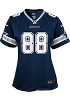 CeeDee Lamb Dallas Cowboys Girls Navy Blue Nike Game Football Jersey