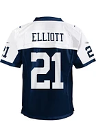 Ezekiel Elliott Dallas Cowboys Youth Navy Blue Nike Alt Game Football Jersey