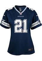 Ezekiel Elliott Dallas Cowboys Youth Navy Blue Nike Game Football Jersey
