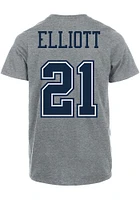 Ezekiel Elliott Dallas Cowboys Youth Grey NN Player Tee