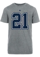 Ezekiel Elliott Dallas Cowboys Youth Grey NN Player Tee