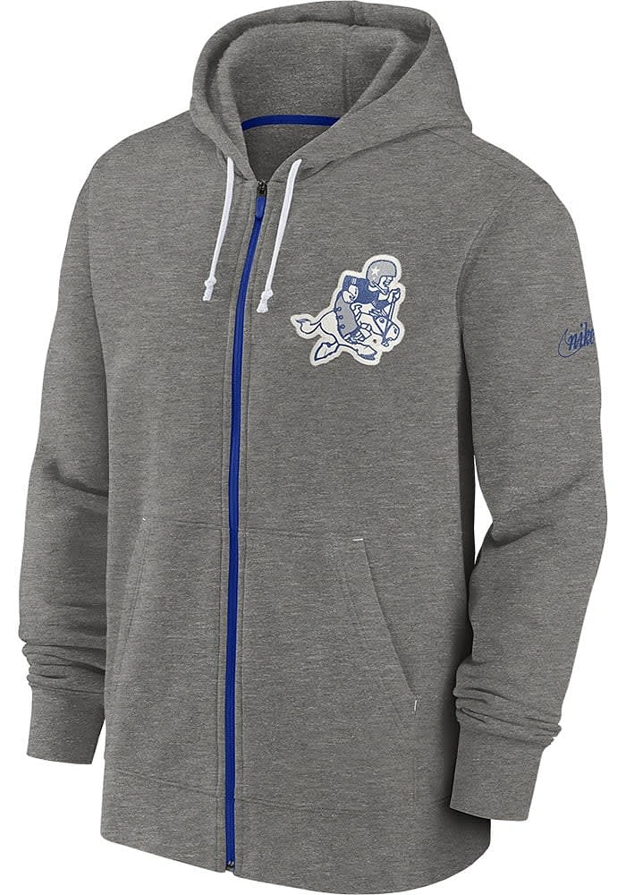 Nike Dallas Cowboys Mens Grey Rewind Long Sleeve Full Zip Jacket