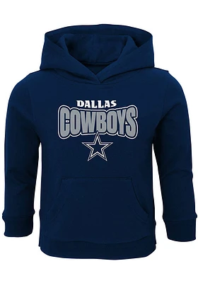 Dallas Cowboys Toddler Navy Blue Draft Pick Long Sleeve Hooded Sweatshirt