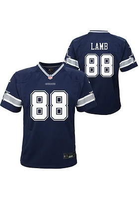 CeeDee Lamb Dallas Cowboys Baby Navy Blue Nike Game Football Jersey