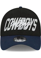 New Era Dallas Cowboys Black JR 2022 NFL Draft 39THIRTY Youth Flex Hat