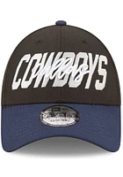 New Era Dallas Cowboys Black JR 2022 NFL Draft 9FORTY Youth Adjustable Hat