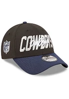 New Era Dallas Cowboys Black JR 2022 NFL Draft 9FORTY Youth Adjustable Hat