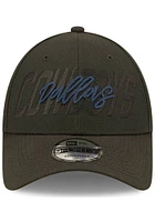 New Era Dallas Cowboys Black JR Tonal 2022 NFL Draft 9FORTY Adjustable Toddler Hat