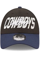 New Era Dallas Cowboys 2022 NFL Draft 9FORTY Adjustable Hat - Black