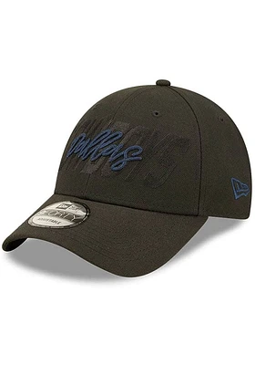New Era Dallas Cowboys 2022 Tonal NFL Draft 9FORTY Adjustable Hat - Black
