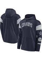 Nike Dallas Cowboys Mens Navy Blue HOODIE TOP Hood
