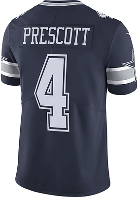 Dak Prescott Nike Dallas Cowboys Mens Navy Blue ROAD Graphic Limited Football Jersey