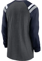 Nike Dallas Cowboys Grey ATHLETIC Long Sleeve Fashion T Shirt