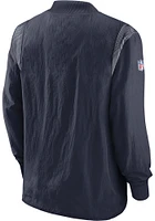 Nike Dallas Cowboys Mens Navy Blue REVERSE WINDSHIRT Pullover Jackets
